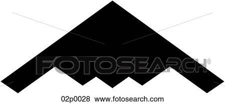 Clip Art - b-2 top icon. Fotosearch