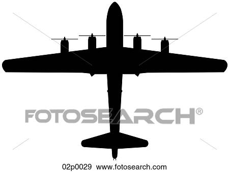 Clip Art - b-29 top icon. Fotosearch