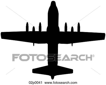 Clipart - c-130 top icon. Fotosearch