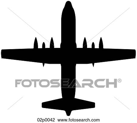 Clipart - c-130h hercules top icon. Fotosearch