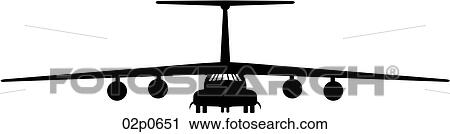 Clipart - c-141 (blackout). Fotosearch