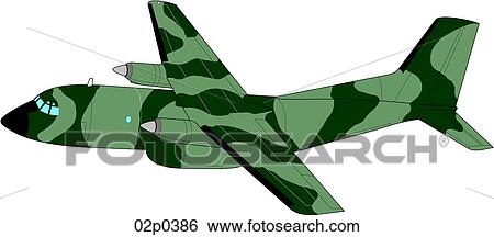Clip Art - c-160 transall. Fotosearch