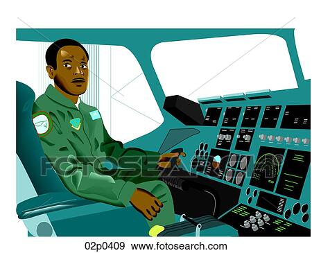 c-17 cockpit View Large Clip Art Graphic Clip Art - c-17 cockpit. Fotosearch