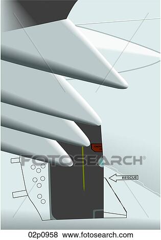 Clip Art - c-17 paratroop door. Fotosearch