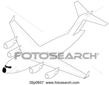 c-17 perspective View Large Clip Art Graphic Clip Art - c-17 perspective. Fotosearch