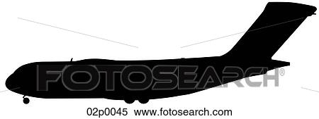 c-17 side icon View Large Clip Art Graphic Clipart - c-17 side icon. Fotosearch