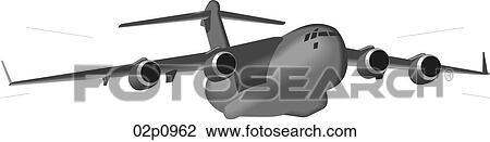 Clipart - c-17a-4. Fotosearch