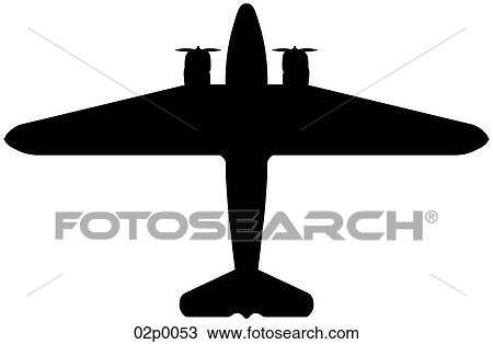 Clipart - c-47b top icon. Fotosearch
