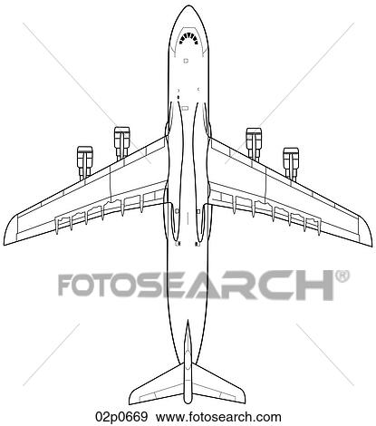 c-5a top view View Large Clip Art Graphic Clip Art - c-5a top view. Fotosearch