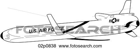 Clip Art - cruise missile. Fotosearch