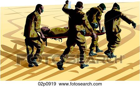 Clip Art - desert medvac 2. Fotosearch