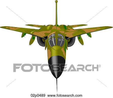 Clip Art - f-111 front. Fotosearch