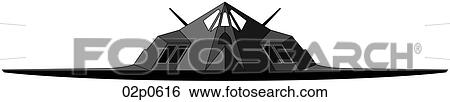f-117 front View Large Clip Art Graphic Clip Art - f-117 front. Fotosearch