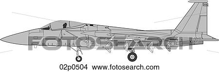 f-15 side detail View Large Clip Art Graphic Clipart - f-15 side detail. Fotosearch