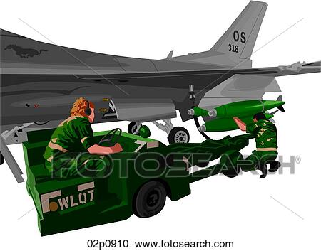 f-16 munition upload View Large Clip Art Graphic Clipart - f-16 munition upload. Fotosearch