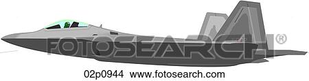 Clipart - f-22a-04. Fotosearch