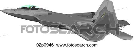 Clip Art - f-22a-06. Fotosearch