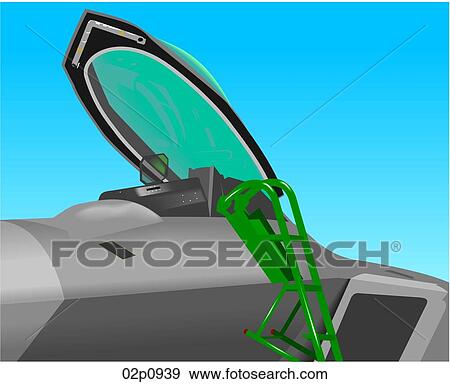 f-22a cockpit View Large Clip Art Graphic Clip Art - f-22a cockpit. Fotosearch
