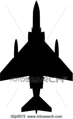 Clipart - f-4e top icon. Fotosearch