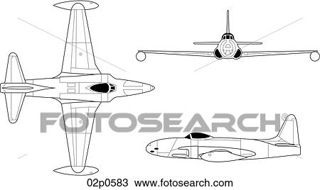 f-80 shooting star 3v View Large Clip Art Graphic Clipart - f-80 shooting star 3v. Fotosearch