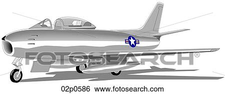 Clip Art - f-86. Fotosearch