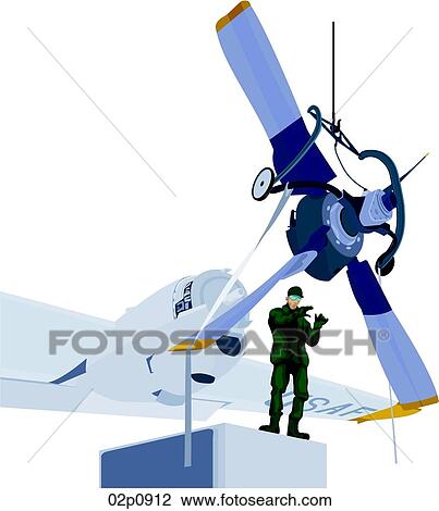 fixing propeller View Large Clip Art Graphic Clipart - fixing propeller. Fotosearch