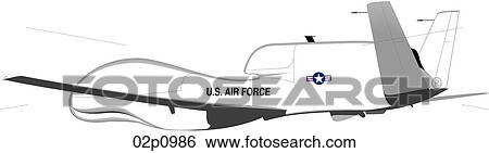 Clip Art - global hawk-1. Fotosearch