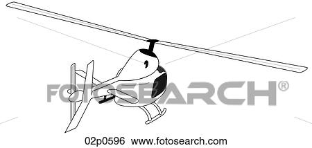helicopter rear View Large Clip Art Graphic Clip Art - helicopter rear. Fotosearch