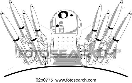 jernas missile system View Large Clip Art Graphic Clipart - jernas missile system. Fotosearch
