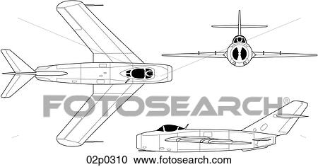 mig-17 3v View Large Clip Art Graphic Clipart - mig-17 3v. Fotosearch