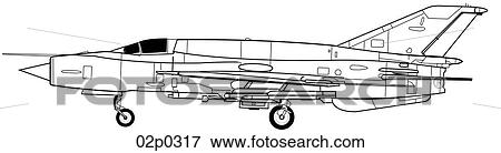 mig-21 side view View Large Clip Art Graphic Clip Art - mig-21 side view. Fotosearch