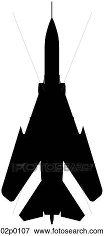 Clip Art - mig-23 flogger top icon. Fotosearch