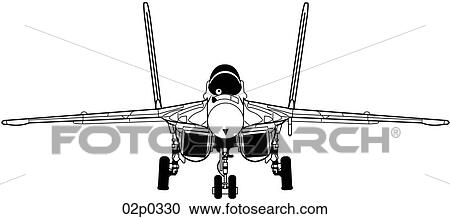 mig-29 front view View Large Clip Art Graphic Clipart - mig-29 front view. Fotosearch