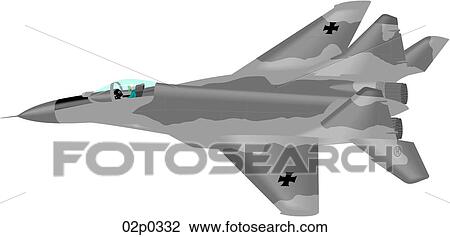 mig-29 fulcrum german View Large Clip Art Graphic Clipart - mig-29 fulcrum german. Fotosearch