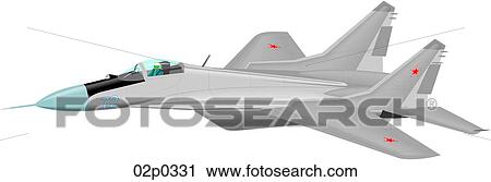 mig-29 fulcrum (v2) View Large Clip Art Graphic Clipart - mig-29 fulcrum (v2). Fotosearch