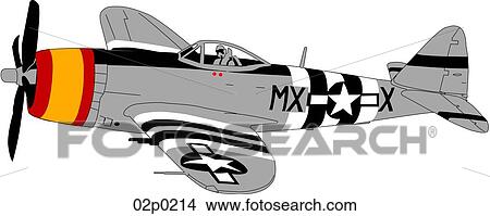 Clipart - p-47. Fotosearch