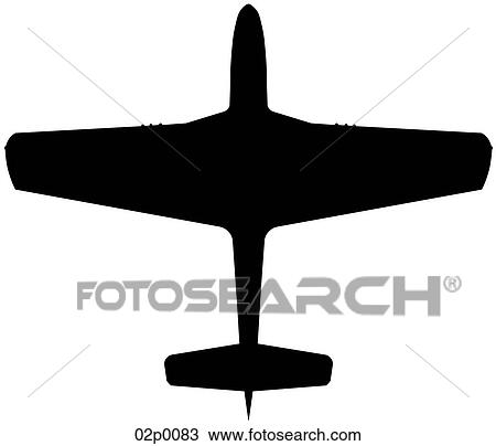 Clipart - p-51 top icon. Fotosearch