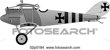 Clipart - pfalz d3-2 side view. Fotosearch