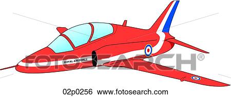 Clip Art - red arrows hawk. Fotosearch