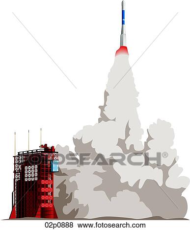 rocket launch View Large Clip Art Graphic Clip Art - rocket launch. Fotosearch