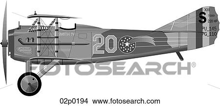 spad side view View Large Clip Art Graphic Clipart - spad side view. Fotosearch