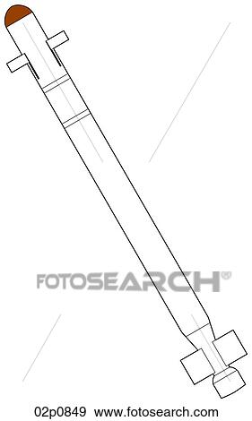 Clip Art - stinger (air combat). Fotosearch