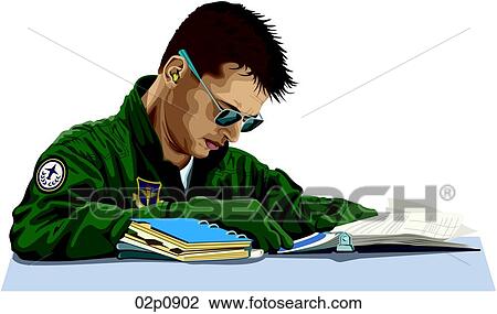 studying mission View Large Clip Art Graphic Clipart - studying mission. Fotosearch