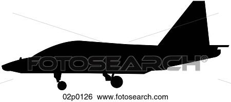 Clip Art - su-25 side icon. Fotosearch
