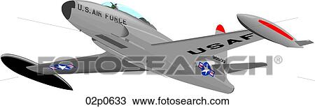 Clipart - t-33 t-bird. Fotosearch