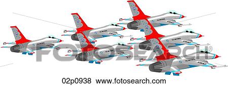 Clip Art - thunderbird 6 ship. Fotosearch