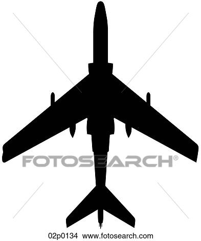 Clipart - tu-16 badger top icon. Fotosearch