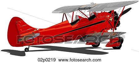 Clip Art - waco (air combat). Fotosearch