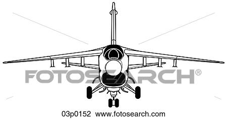 a-7e front View Large Clip Art Graphic Clipart - a-7e front. Fotosearch
