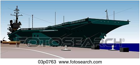 aircraft carrier View Large Clip Art Graphic Clipart - aircraft carrier. Fotosearch